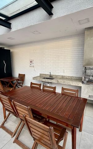 Apartamento à venda com 44m², 2 quartos e 1 vaga Apartamento à venda com 44m², 2 quartos e 1 vagaÁrea gourmet