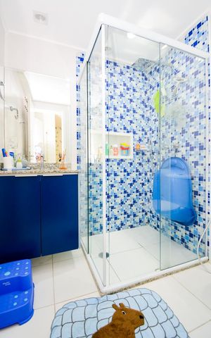 Apartamento para alugar com 154m², 3 quartos e 3 vagasBanheiro da Suíte 1