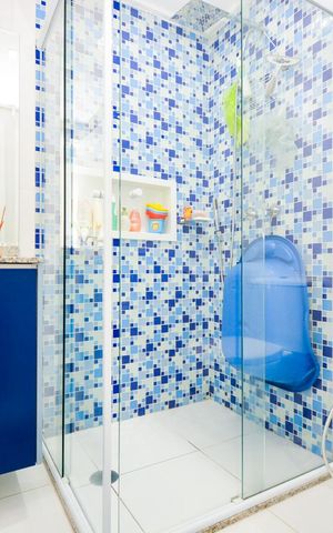 Apartamento para alugar com 154m², 3 quartos e 3 vagasBanheiro da Suíte 1