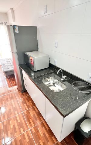 Studio para alugar com 26m², 1 quarto e sem vaga Studio para alugar com 26m², 1 quarto e sem vagaSala/Quarto/Cozinha