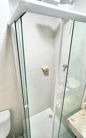 Studio para alugar com 26m², 1 quarto e sem vaga Studio para alugar com 26m², 1 quarto e sem vagaBanheiro