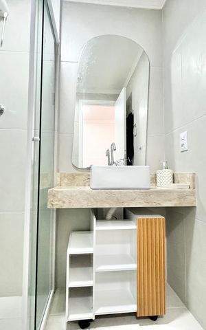 Studio para alugar com 26m², 1 quarto e sem vaga Studio para alugar com 26m², 1 quarto e sem vagaBanheiro