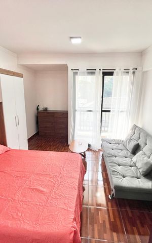 Studio para alugar com 26m², 1 quarto e sem vaga Studio para alugar com 26m², 1 quarto e sem vagaSala/Quarto/Cozinha
