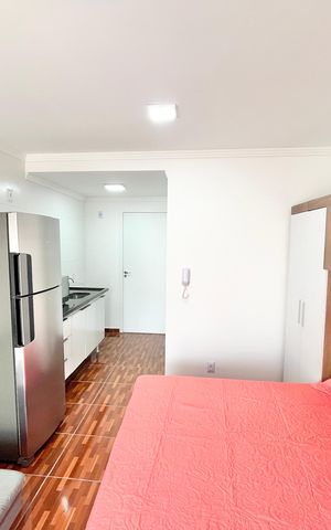 Studio para alugar com 26m², 1 quarto e sem vaga Studio para alugar com 26m², 1 quarto e sem vagaSala/Quarto/Cozinha