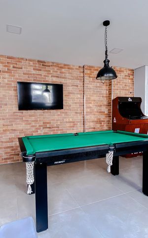 Apartamento à venda com 47m², 2 quartos e sem vagaSalão de jogos