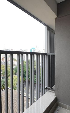 Studio para alugar com 20m², 1 quarto e sem vagaVaranda