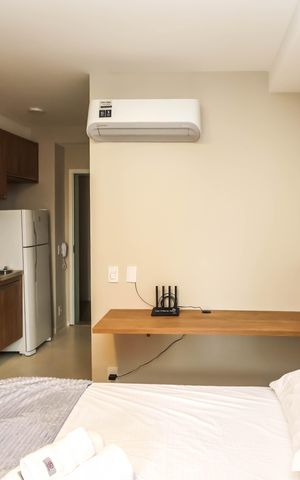 Studio para alugar com 23m², 1 quarto e sem vagaQuarto e Cozinha