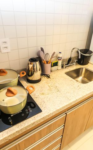 Studio para alugar com 23m², 1 quarto e sem vagaQuarto e Cozinha
