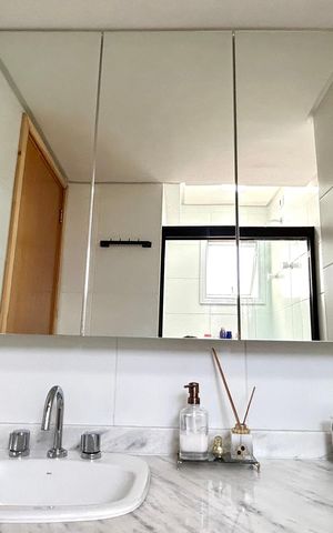 Apartamento à venda com 107m², 3 quartos e 3 vagasBanheiro da Suíte 1