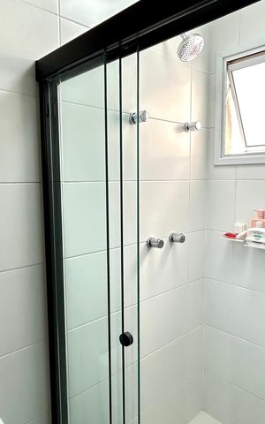Apartamento à venda com 107m², 3 quartos e 3 vagasBanheiro da Suíte 1