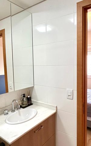 Apartamento à venda com 107m², 3 quartos e 3 vagasBanheiro da Suíte 2