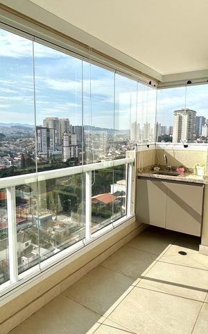 Apartamento à venda com 107m², 3 quartos e 3 vagasVaranda da Sala