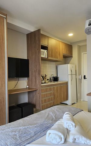 Studio para alugar com 24m², 1 quarto e sem vagaStudio