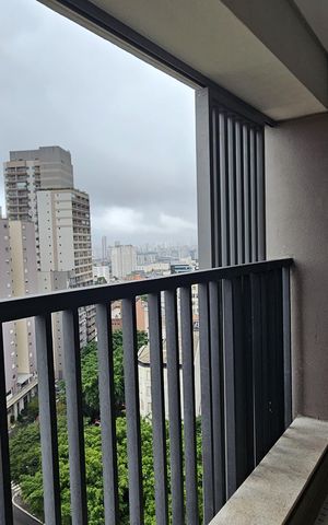 Studio para alugar com 24m², 1 quarto e sem vagaVaranda