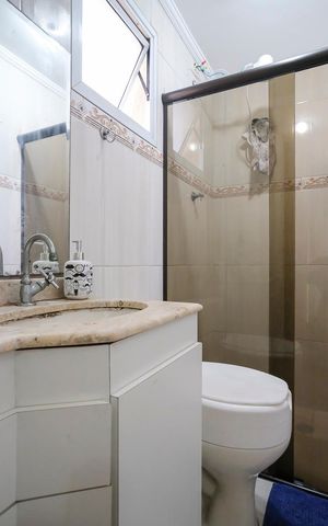 Apartamento para alugar com 266m², 3 quartos e 2 vagasBanheiro da suíte 1