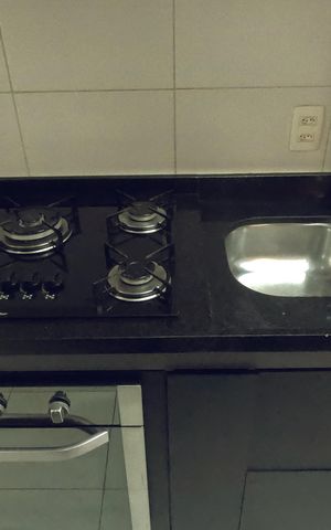 Apartamento para alugar com 57m², 1 quarto e 1 vagaCozinha Americana