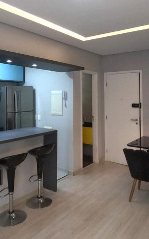 Apartamento para alugar com 57m², 1 quarto e 1 vagaSala