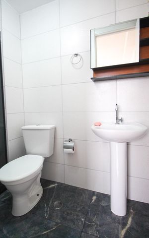 Apartamento para alugar com 28m², 1 quarto e sem vagaBanheiro da Suíte
