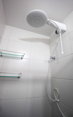 Apartamento para alugar com 28m², 1 quarto e sem vagaBanheiro da Suíte