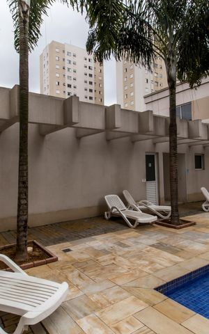 Apartamento à venda com 45m², 2 quartos e 1 vagaPiscina