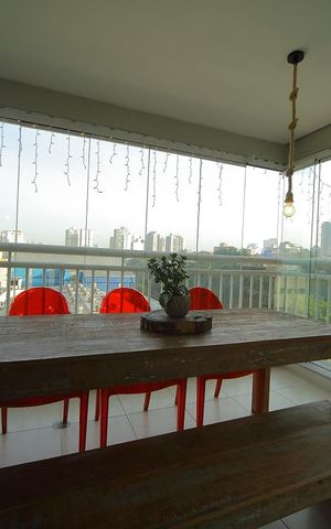 Apartamento para alugar com 128m², 3 quartos e 2 vagasVaranda a Sala 