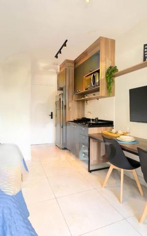 Studio à venda com 25m², 1 quarto e sem vaga