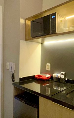Studio para alugar com 25m², 1 quarto e sem vaga Studio para alugar com 25m², 1 quarto e sem vagaCozinha