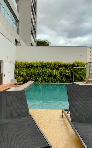 Studio para alugar com 25m², 1 quarto e sem vaga Studio para alugar com 25m², 1 quarto e sem vagaPiscina