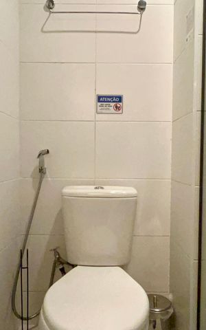 Studio para alugar com 25m², 1 quarto e sem vaga Studio para alugar com 25m², 1 quarto e sem vagaBanheiro