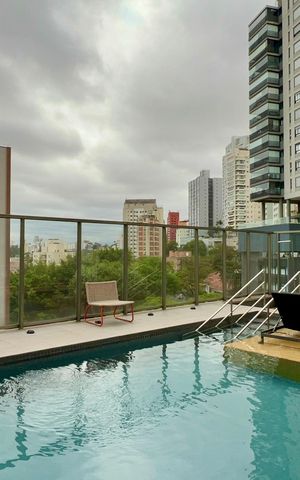 Studio para alugar com 25m², 1 quarto e sem vaga Studio para alugar com 25m², 1 quarto e sem vagaPiscina