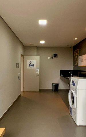Studio para alugar com 25m², 1 quarto e sem vaga Studio para alugar com 25m², 1 quarto e sem vagaLavanderia