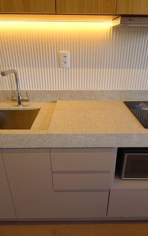 Casa de condomínio para alugar com 24m², 1 quarto e sem vagaCozinha