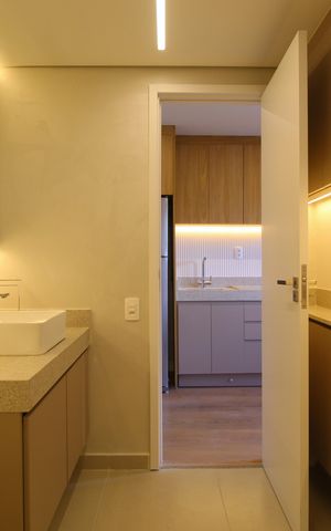 Casa de condomínio para alugar com 24m², 1 quarto e sem vagaBanheiro