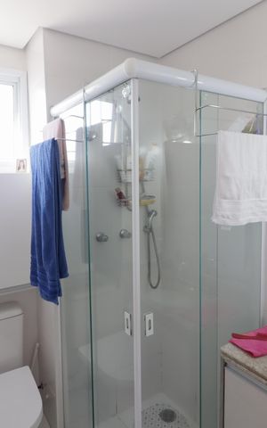 Apartamento à venda com 65m², 3 quartos e 2 vagasBanheiro da Suíte 1