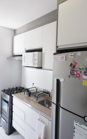 Apartamento à venda com 65m², 3 quartos e 2 vagasCozinha e Área de Serviço