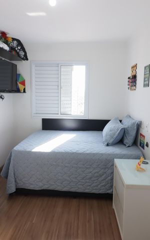 Apartamento à venda com 65m², 3 quartos e 2 vagasQuarto 2