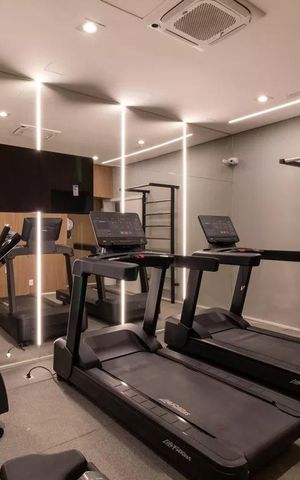 Studio para alugar com 25m², 1 quarto e sem vaga Studio para alugar com 25m², 1 quarto e sem vagaAcademia
