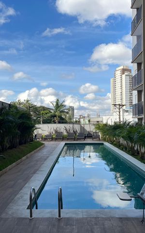 Apartamento para alugar com 37m², 2 quartos e sem vaga Apartamento para alugar com 37m², 2 quartos e sem vagaÁrea comum - Piscina