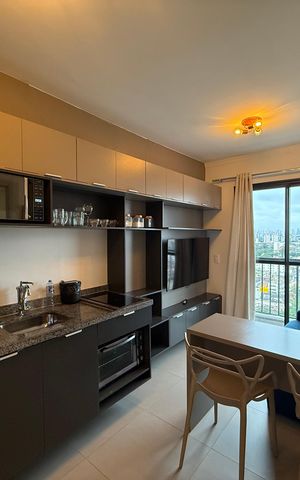 Apartamento para alugar com 25m², 1 quarto e sem vaga Apartamento para alugar com 25m², 1 quarto e sem vagaSala/Cozinha