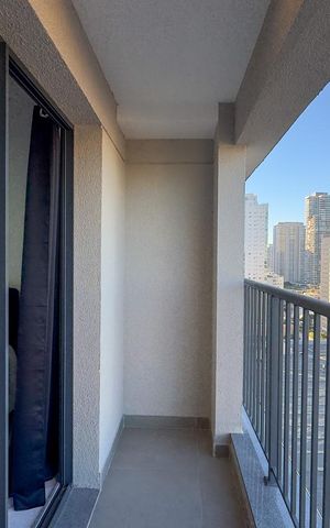 Studio à venda com 24m², 1 quarto e sem vagaVaranda do studio