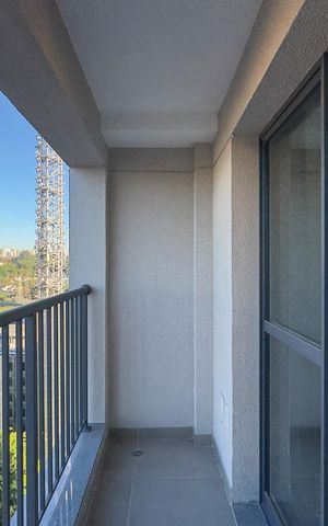Studio à venda com 24m², 1 quarto e sem vagaVaranda do studio