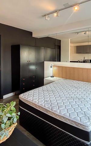 Apartamento para alugar com 43m², 1 quarto e 1 vaga
