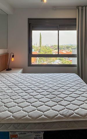 Apartamento para alugar com 43m², 1 quarto e 1 vaga