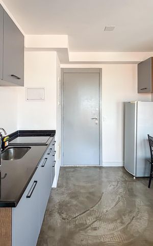 Apartamento para alugar com 43m², 1 quarto e 1 vaga