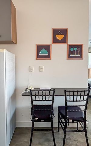 Apartamento para alugar com 43m², 1 quarto e 1 vaga