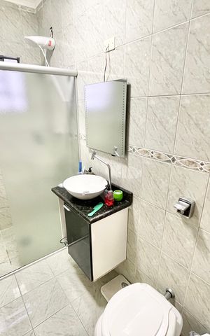 Casa para alugar com 130m², 2 quartos e 1 vaga Casa para alugar com 130m², 2 quartos e 1 vagaBanheiro