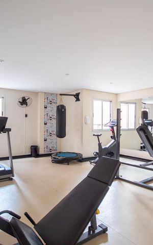 Apartamento à venda com 120m², 2 quartos e 2 vagas Apartamento à venda com 120m², 2 quartos e 2 vagasÁrea comum - Academia