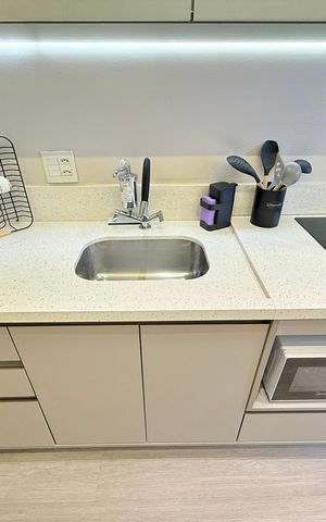 Studio à venda com 22m², 1 quarto e sem vagaCozinha 