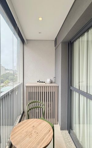 Studio à venda com 22m², 1 quarto e sem vagaSacada