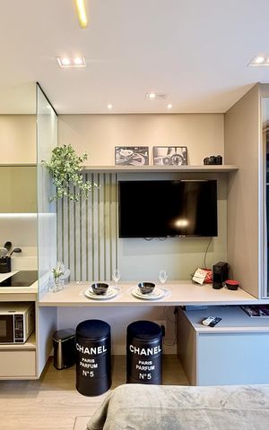 Studio à venda com 22m², 1 quarto e sem vagaQuarto